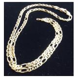 14KT GUCCI FIGARO LINK 8.3DWT