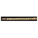 14KT. GOLD NUGGET BRACELET 11.8DWT