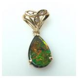 14k Abalone Style Centerpiece 1.2dwt