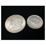 1921 Silver Morgan Mint Mark Blank
