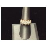 10KT DIAMOND CLUSTER RING 3.1DWT