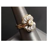 Vintage 14kt Gold Diamond Ring 5.3dwt