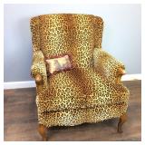 LEOPARD ARM CHAIR