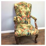 HAND CARVED VICTORIAN ARMCHAIR