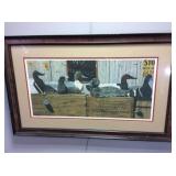 JOE SEME SIGNED & NUMBERED DUCK PRINT
