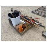 Lot of Garden Tools and Hardware