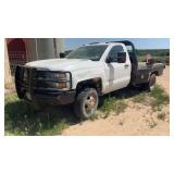 *2016 Chevrolet w/Hay Bed 4WD Diesel (NON-RUNNING)