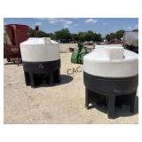(2) Cone Bottom Tanks