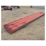 Lot of Assorted Size Red Sheet Metal