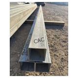 3pc 4"x4ï¿½x22ï¿½9ï¿½ Galvanized Square Tubing