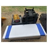 3 Pallet Lots of Misc Shelving and Sorting Bins