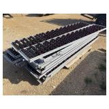 Lot of 22 United Material Handling Roller Racks