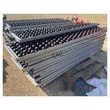 Lot of 27 United Material Handling Roller Racks