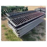 Lot of 34 United Material Handling Roller Racks