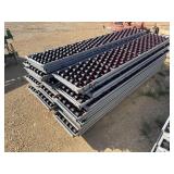 Lot of 34 United Material Handling Roller Racks