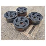 Lot of (4) 5 Lug Wheels