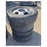 Lot of 4 Honda Stock Wheels/Tires