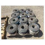Pallet Lot of New Barbed Wire