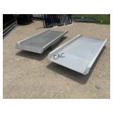 Lot of 2 Heavy Duty 3ï¿½X7ï¿½ Aluminum Ramps