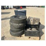 Lot of Scout International Parts and Rims