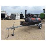 Homemade BBQ Smoker on Trailer **BOS Only**