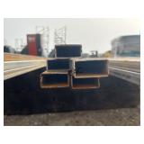 5pc 1"X2" Galvanized Square Tubing