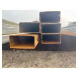 5pc 1"X2" Galvanized Square Tubing