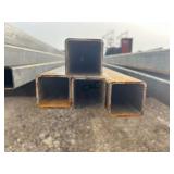 4pc 2"X2" Galvanized Square Tubing