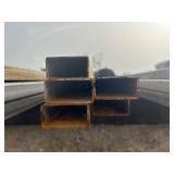 5pc 1"X2" Galvanized Square Tubing