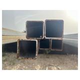 5pc 2"X2" Galvanized Square Tubing