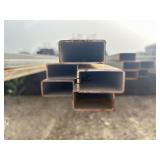 5pc 1"X2" Galvanized Square Tubing