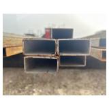 5pc 1"X2" Galvanized Square Tubing