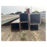 5pc 2"X2" Galvanized Square Tubing