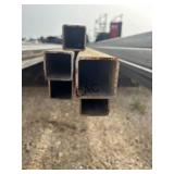 5pc 2"X2" Galvanized Square Tubing