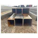 6pc 2"X2" Galvanized Square Tubing