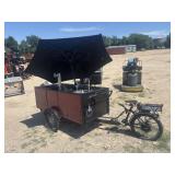 Brew Bike Coffee Cart w/Umbrella