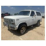 *1985 Ford Bronco 4X4 (NON-RUNNING!!)