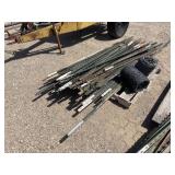 Lot of T Post & Barb Wire
