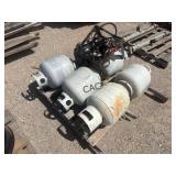 Empty Propane Tanks & Burner
