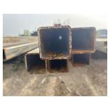 5pc 2"X2" Galvanized Square Tubing