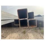 5pc 2"X2" Galvanized Square Tubing