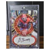 Brock Bowers 1/3 Autographed Card