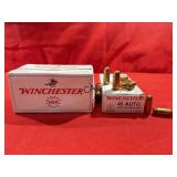 160rds Winchester 45Auto 230gr FMJ