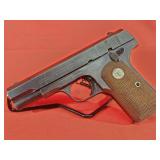 Colt Automatic Hammerless 380Auto Pistol SN#111386
