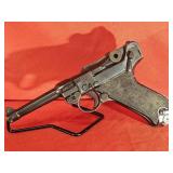 Mauser Luger P-08 "Black Widow" 9mm Pistol