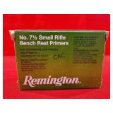 1000ct Remington No. 7 1/2 Small Rifle Primers
