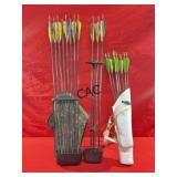 Lot of Assorted Arrows w/Cases