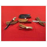 Lot of 5 Assorted Knives w/Sheaths
