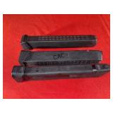 Lot of 3 Assorted 31rd 9mm Magazines
