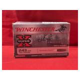 20rds Winchester 243Win 100gr Super-X PP